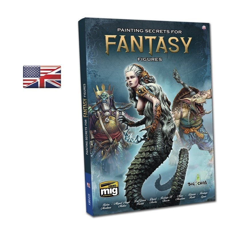 AMMO by MIG Publications - PAINTING SECRETS FOR FANTASY FIGURES English AMIG6125 AMMO by MIG