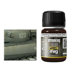 AMMO by MIG Streaking Effects Streaking Grime for Panzer Grey AMIG1202 AMMO by MIG