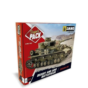 AMMO by MIG Weathering Sets Super Pack Desert and Arid Battefields AMIG7802 AMMO by MIG