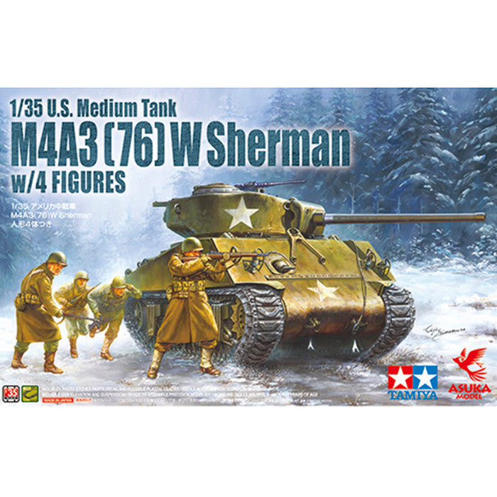 1/35 US M4A35(76) Sherman (Battle of Bulger) Model Kit  ASUKA35048 AMMO by Mig Jimenez