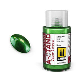 A-STAND Candy Lacquer Candy Bottle Green  AMIG2456 AMMO by Mig Jimenez