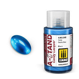 A-STAND Candy Lacquer Candy Electric Blue  AMIG2458 AMMO by Mig Jimenez