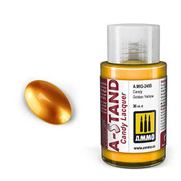A-STAND Candy Lacquer Candy Golden Yellow  AMIG2455 AMMO by Mig Jimenez