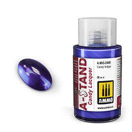 A-STAND Candy Lacquer Candy Indigo  AMIG2460 AMMO by Mig Jimenez