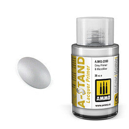 A-STAND Lacquer Grey Primer & Microfiller AMMO by Mig Jimenez