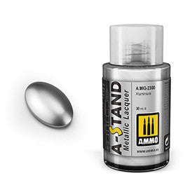 A-STAND Metallic Lacquer Aluminium  AMIG2300 AMMO by Mig Jimenez