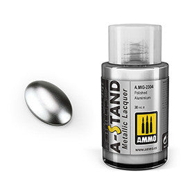 A-STAND Metallic Lacquer Polished Alumimium  AMIG2304 AMMO by Mig Jimenez