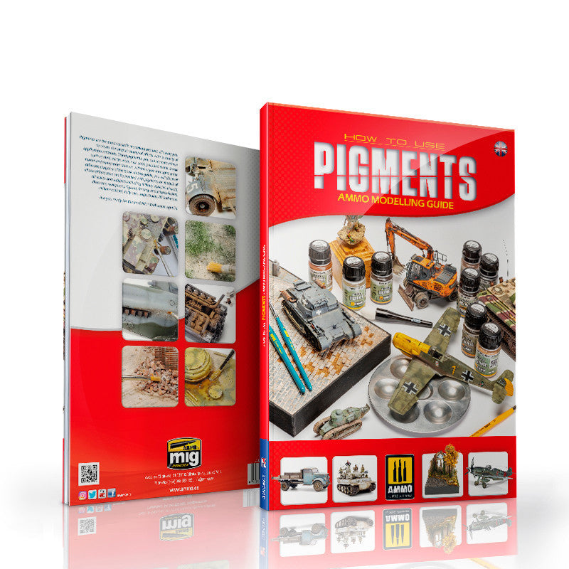 Ammo by MIG Publications How to use Pigments - AMMO Modelling Guide (English)  AMIG6293 AMMO by Mig Jimenez