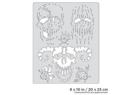 Artool Curse of Skullmaster Evil-Horde Freehand Airbrush Template by C