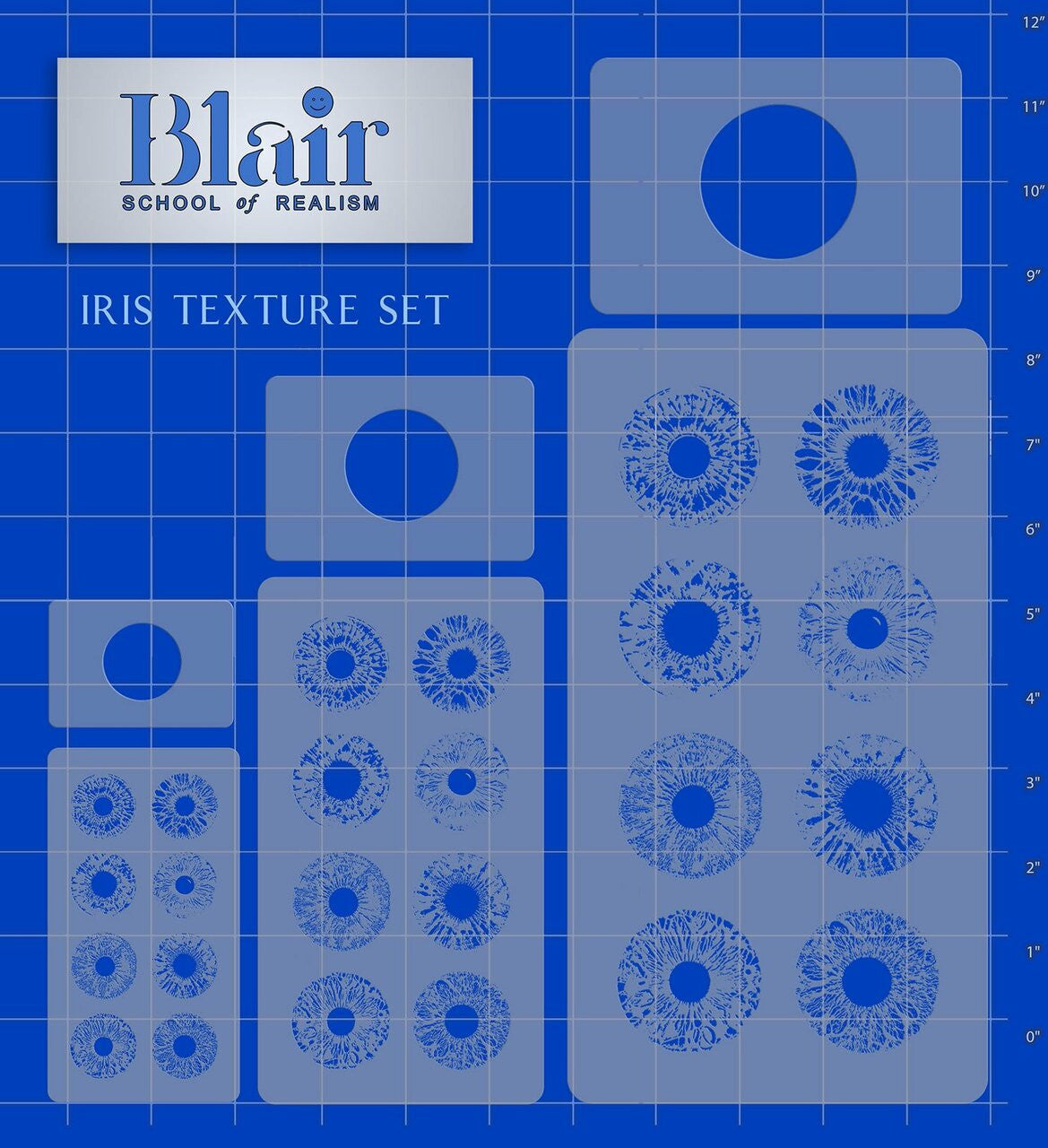 Blair Stencil - Iris Texture BLST-924 BLAIR