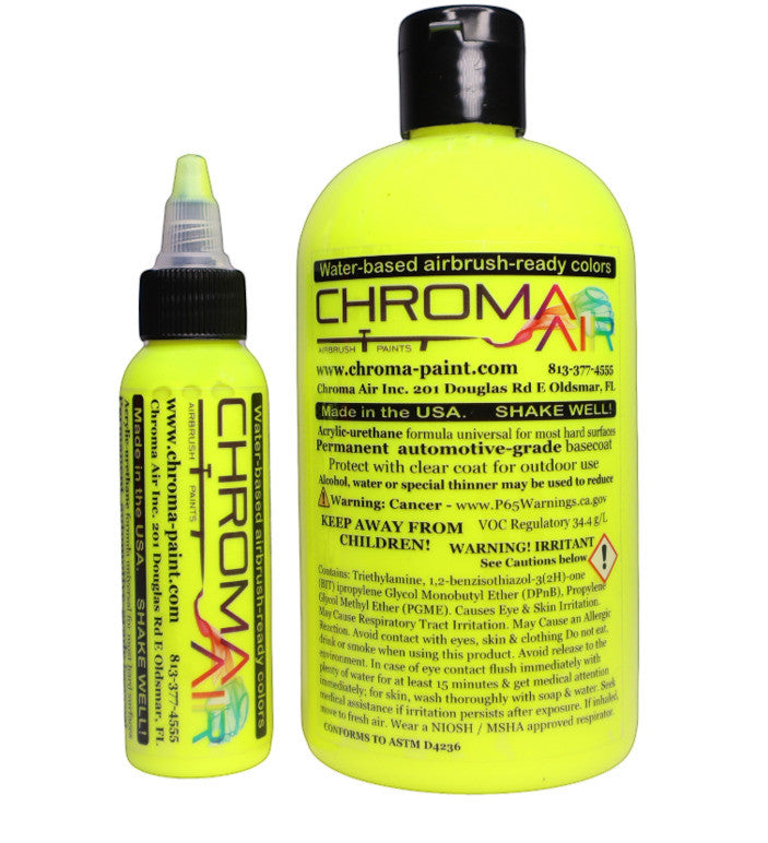 ChromaAir Paints Fluorescent Yellow CA506 ChromaAir Paints