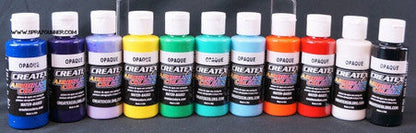 Createx Airbrush Colors Opaque 11 Color Set Createx