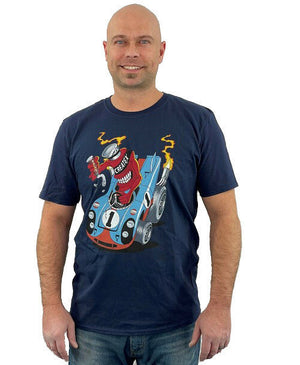 Createx Vinny the mascot T-shirt blue