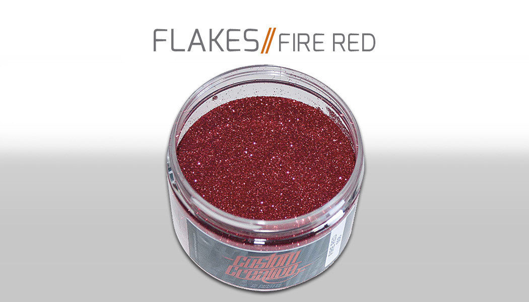 Custom Creative Flake Fire Red FK008-3-FR Custom Creative