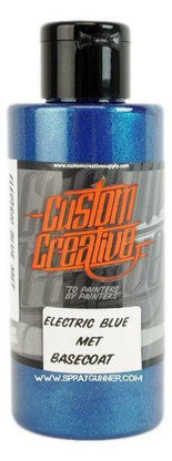 Custom Creative Paints: Electric Blue Metallic 150ml (5oz) Custom Creative