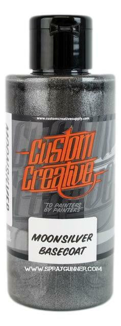 Custom Creative Paints Moonsilver Metallic 150ml 5oz BCSM-MS-150 Custom Creative