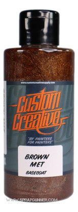 Custom Creative Paints: Brown Metallic 150ml (5oz) Custom Creative