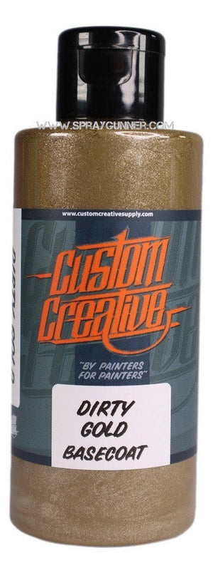 Custom Creative Paints Dirty Gold Metallic 150ml 5oz BCSM-DG-150