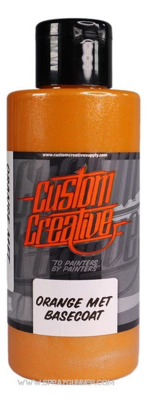 Custom Creative Paints Orange Metallic 150ml 5oz BCSM-OM-150