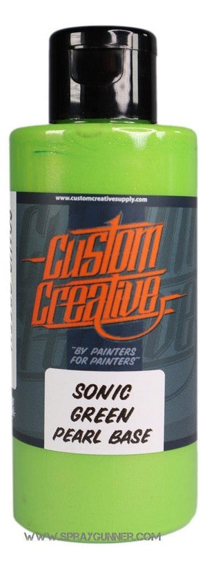 Custom Creative Paints Sonic Green Pearl Basecoat 150ml 5oz BCSP-SG-150