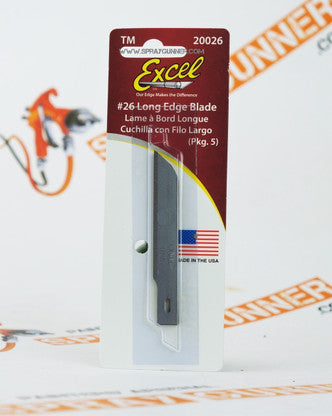 Long Edge Blade Excel Hobby Blades