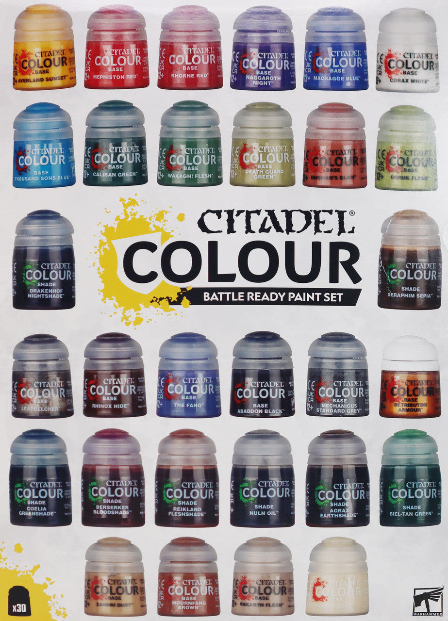 Citadel Colour - Battle Ready Paint Set  60-50 Games Workshop