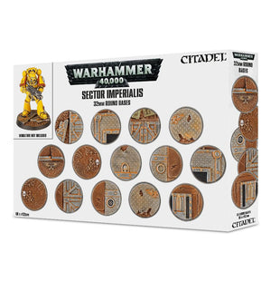 Games Workshop: Sector Imperialis 32mm Round Bases  66-91 