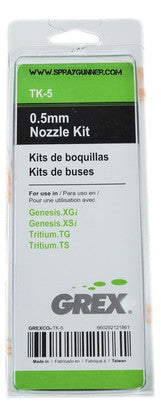 Grex 0.5mm Nozzle Kit (TK-5) Grex Airbrush