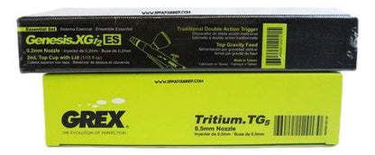 Grex Airbrush Bundle Tritium.TG5 + XGi2 ES Grex Airbrush