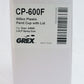 Grex CP-600F 600mL Plastic Cup with Lid CP-600F Grex Airbrush