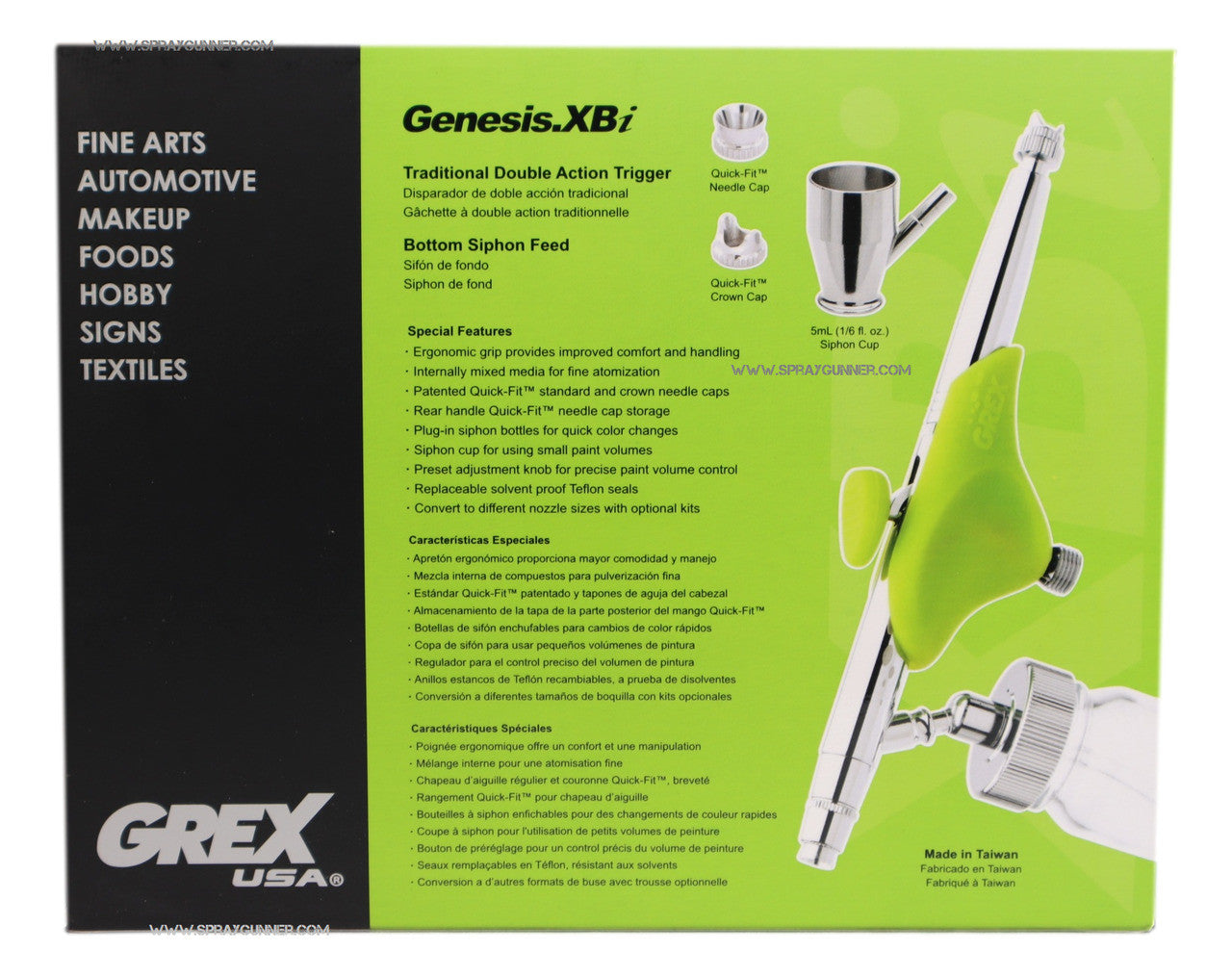 Grex GenesisXBi5 Airbrush Kit GenesisXBi5 Grex Airbrush