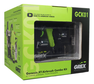 Grex GenesisXT Airbrush Combo Kit GCK01 Grex Airbrush