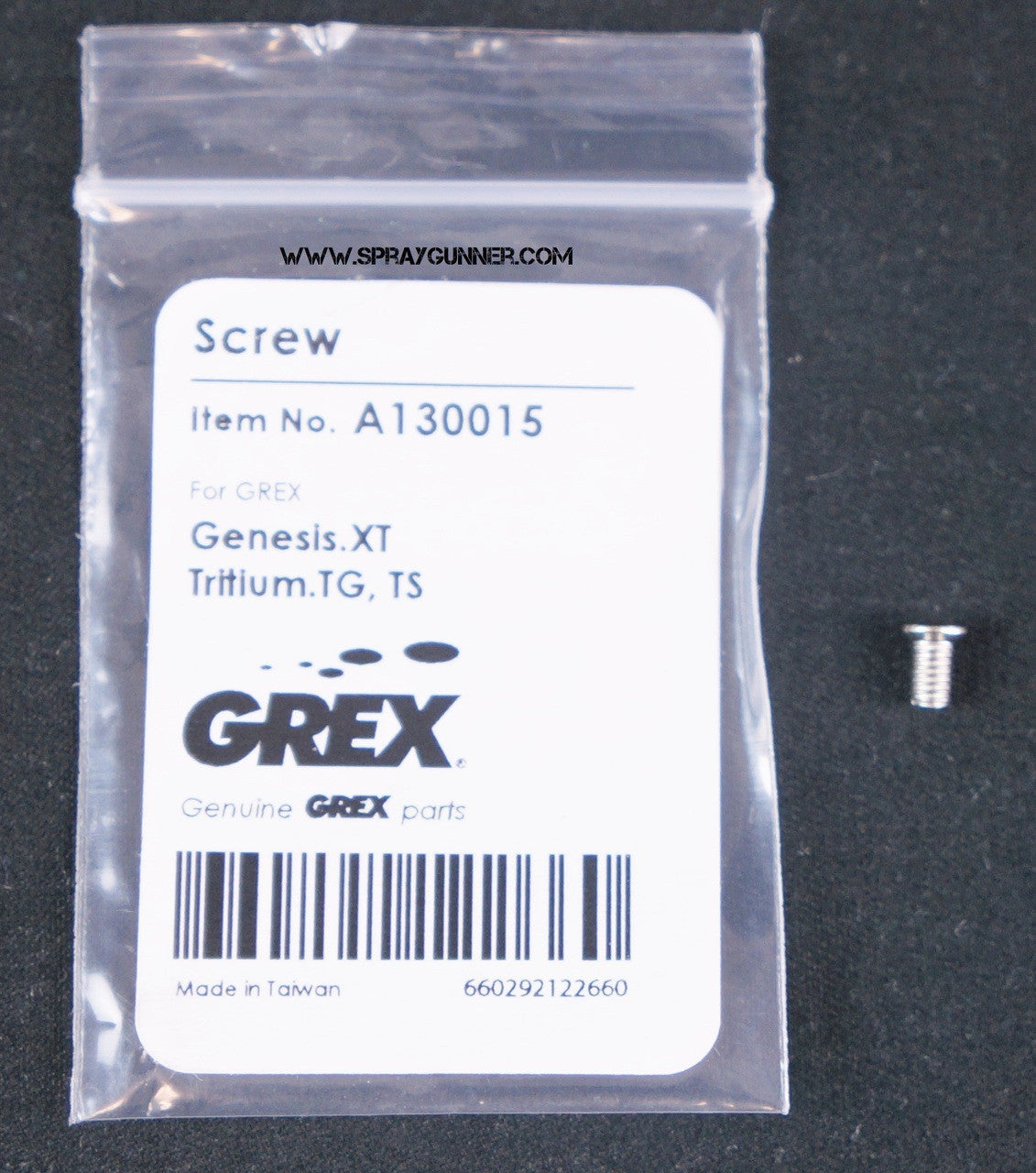 Grex Screw A130015 A130015 Grex Airbrush