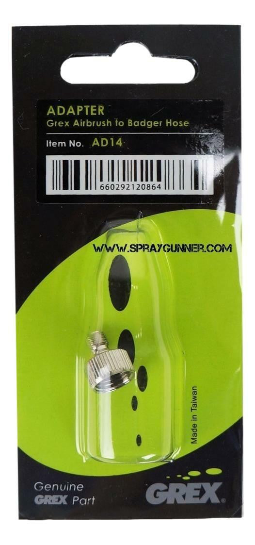 Grex Airbrush to Badger Hose Adapter AD14