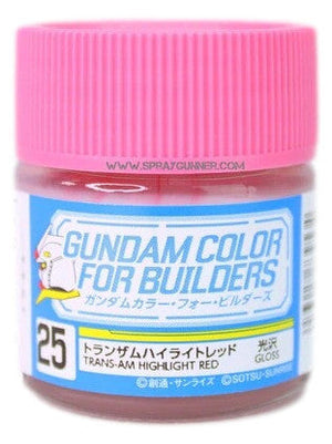GSI Creos Gundam Color Model Paint Trans-am Highlight Red UG25 UG25 GSI Creos Mr Hobby