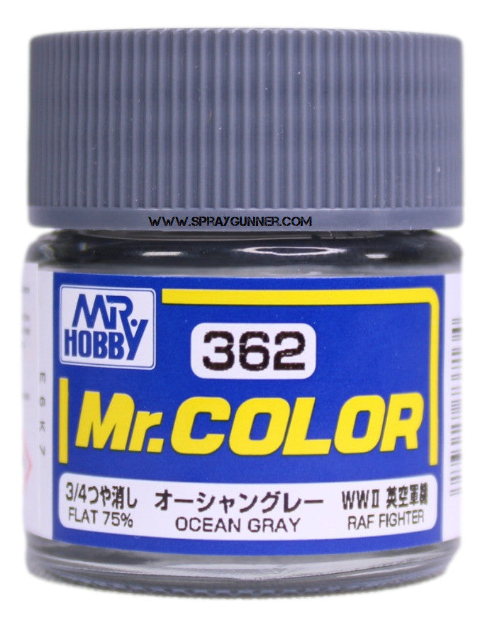 GSI Creos Mr Color Model Paint Flat Ocean Gray C362 C362 GSI Creos Mr Hobby