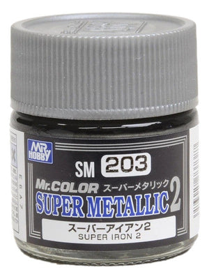 GSI Creos Mr Color Paint Super Metallic 2 Super Iron 2 SM203 GSI Creos Mr Hobby