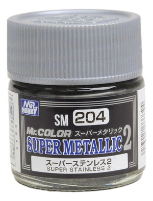 GSI Creos Mr Color Paint Super Metallic 2 Super Stainless 2 SM204 GSI Creos Mr Hobby