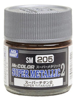 GSI Creos Mr. Color Paint: Super Metallic 2 Super Titanium 2 GSI Creos Mr. Hobby