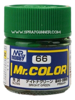 GSI Creos MrColor Model Paint Bright Green C-66 C66 GSI Creos Mr Hobby