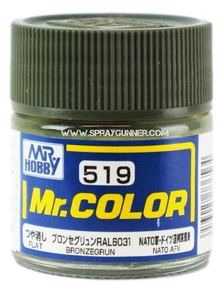 GSI Creos Mr.Color Model Paint: Bronzegrun (C-519) GSI Creos Mr. Hobby