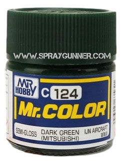 GSI Creos MrColor Model Paint Dark Green C-124 C124 GSI Creos Mr Hobby