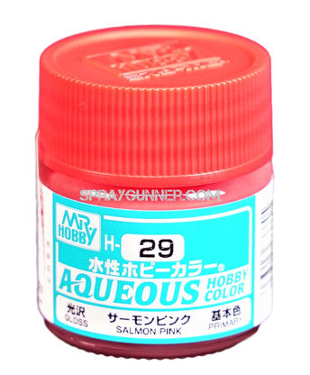 Mr. Hobby Aqueous H29 Gloss Salmon Pink GSI Creos Mr. Hobby