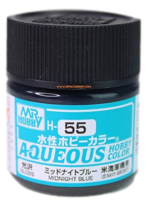Mr. Hobby Aqueous H55 Gloss Midnight Blue