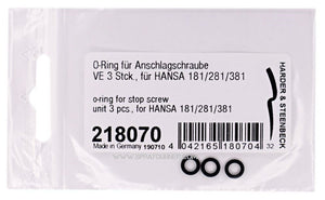 Hansa O-Ring for Stop Screw 218070 Harder and Steenbeck