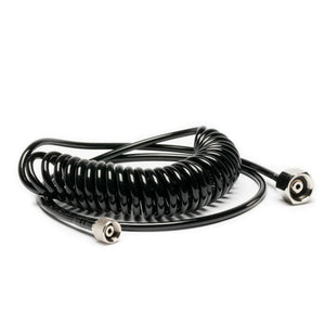Iwata 10' Cobra Coil Airbrush Hose with Iwata Airbrush Fitting and 1/4" Compressor Fitting  CTI10