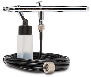 Iwata Revolution HP-BCR Siphon Feed Dual Action Airbrush with Iwata Airbrush Hose  R2001