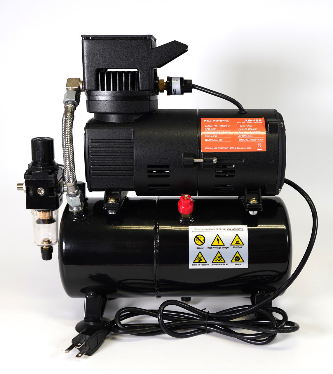 Cool Tooty Airbrush Compressor with 1/4 adapter by NO-NAME Brand NN-AG426adapter NO-NAME brand