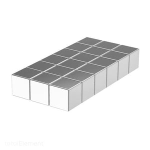 NO-NAME Neodymium Cube Magnets 7x5x5 mm (Pack of 20) NO-NAME brand