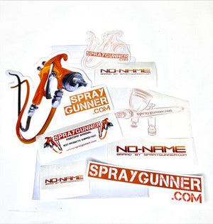 Spraygunner & No-Name Sticker Set (8 pcs)